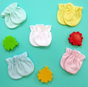 cimdiņi baby mittens